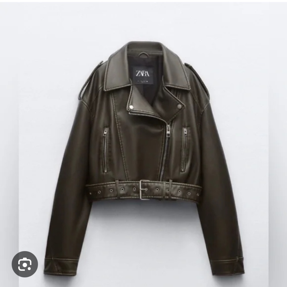 Zara leather jacket